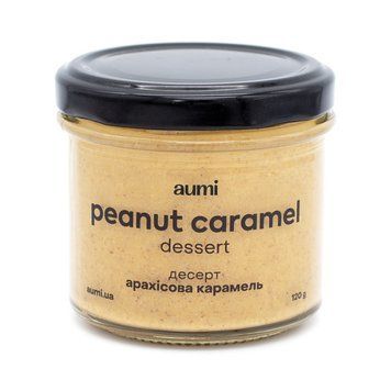 Десерт "Peanut caramel" арахісовий 120 г (з кокосовим цукром) Aumi 1873 фото