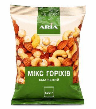 Мікс смажених горіхів "ARIA" 500г 2785-5 фото